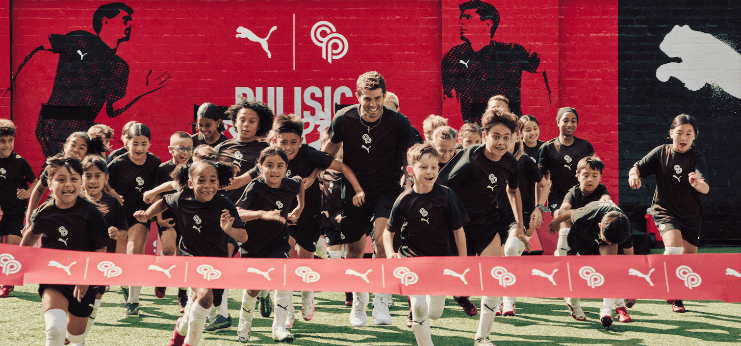 The Pulisic Foundation branded registration page on pulisicfoundation.org